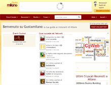 Tablet Screenshot of gustamilano.it